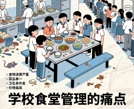 学校食堂管理的痛点及智慧食安解决方案